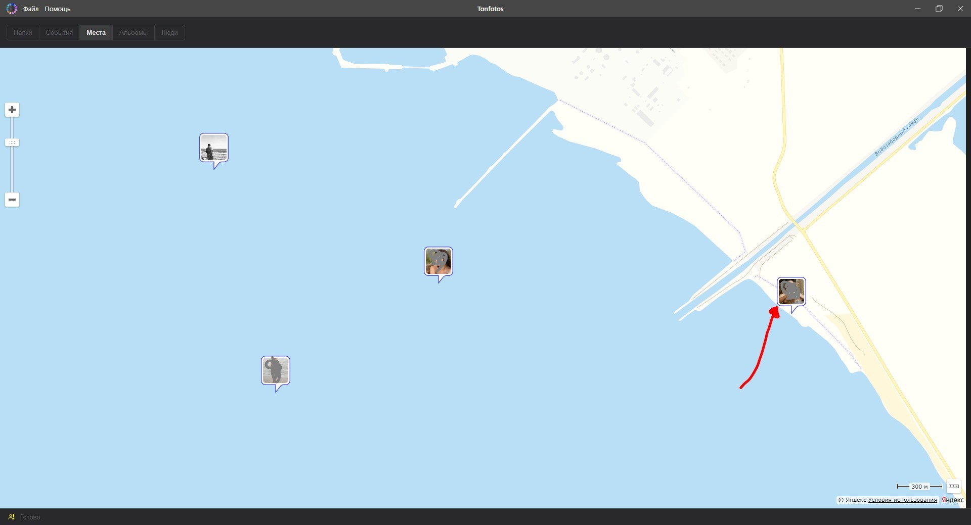 Карта. Неверное отображение фото по координатам на карте - Форум  пользователей Tonfotos